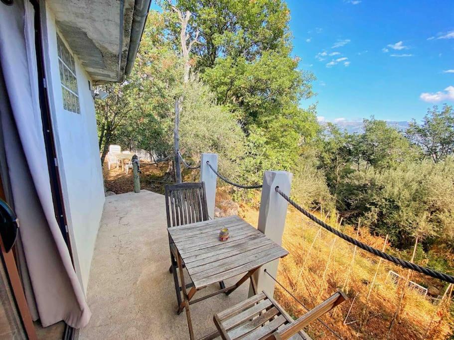 Bas De Villa Au Milieu Des Oliviers. Chateauneuf-Villevieille Ngoại thất bức ảnh