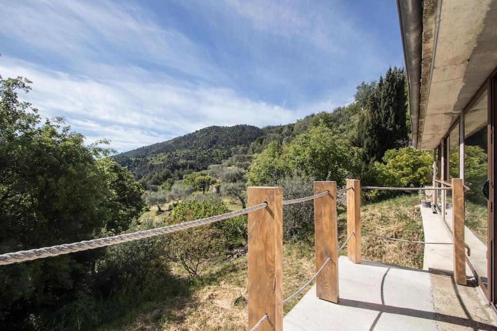 Bas De Villa Au Milieu Des Oliviers. Chateauneuf-Villevieille Ngoại thất bức ảnh